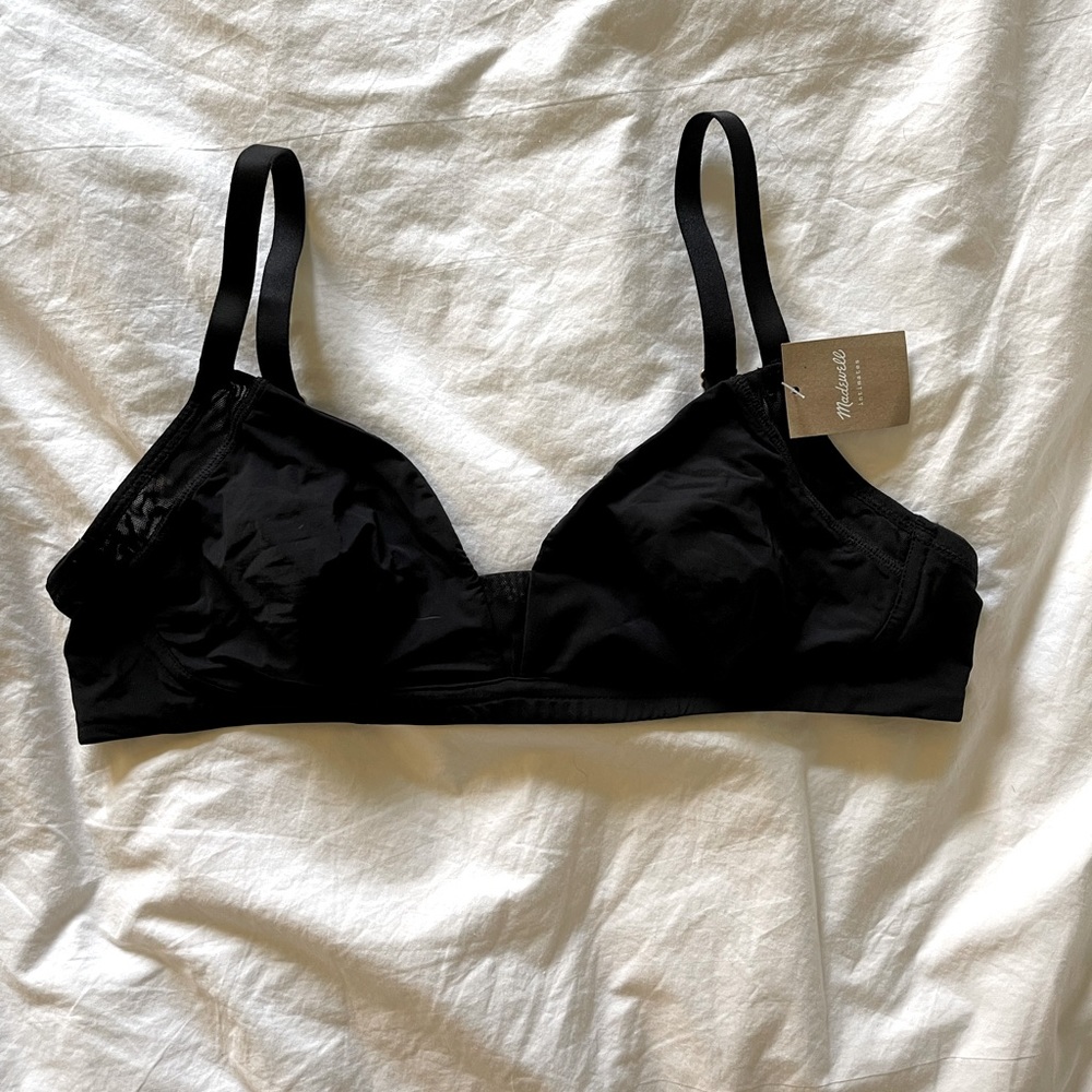 Madewell black bra. Size L.